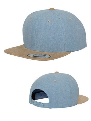 Chambray-Suede Snapback