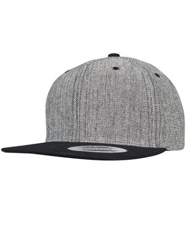 Melange Solid Snapback