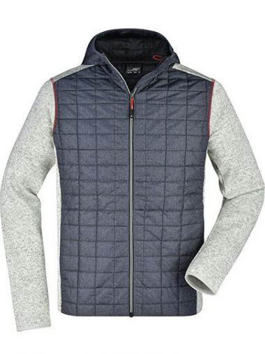 Men´s Knitted Hybrid Jacket