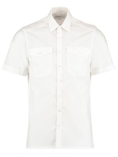 Men´s Tailored Fit Pilot Shirt Short Sleeve