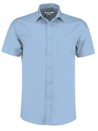 Men´s Tailored Fit Poplin Shirt Short Sleeve