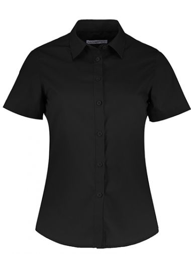 Women´s Tailored Fit Poplin Shirt Short Sleeve