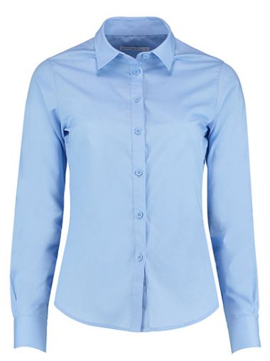 Women´s Tailored Fit Poplin Shirt Long Sleeve