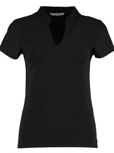 Women`s Regular Fit Mandarin Collar Top