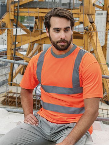 Heavy Duty Polycotton Hi-Vis T-Shirt Barcelona