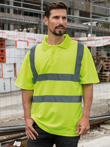 High-End Polycotton Hi-Vis Polo Shirt Cambridge