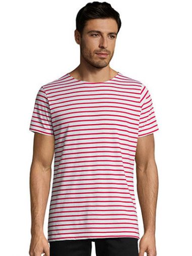 Men´s Round Neck Striped T-Shirt Miles