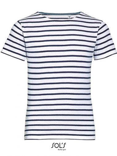 Kids´ Round Neck Striped T-Shirt Miles