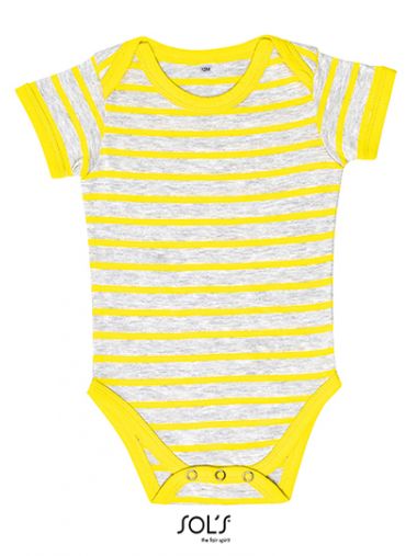 Baby Striped Bodysuit Miles