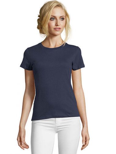 Women´s Round Neck Fitted T-Shirt Imperial