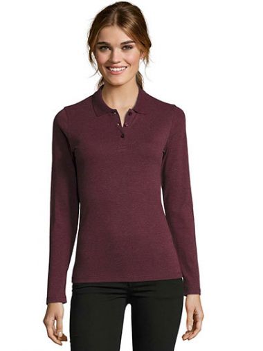 Women´s Long-Sleeve Piqué Polo Shirt Perfect