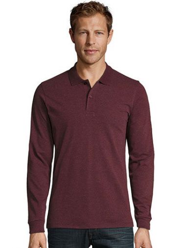 Men´s Long-Sleeve Piqué Polo Shirt Perfect