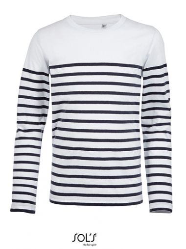 Kids´ Long Sleeve Striped T-Shirt Matelot