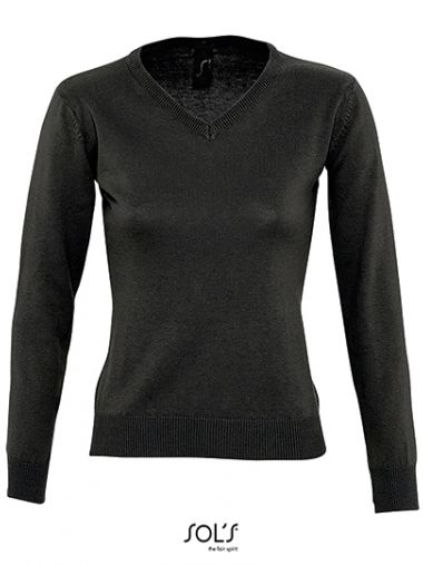 Women´s V-Neck Sweater Galaxy