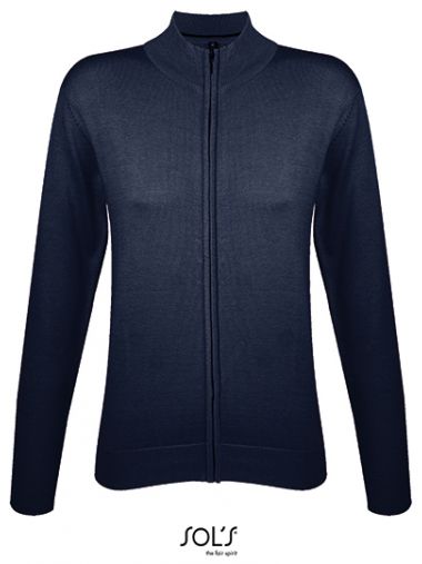 Women´s Zipped Knitted Cardigan Gordon