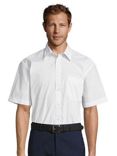 Popeline-Shirt Bristol Short Sleeve