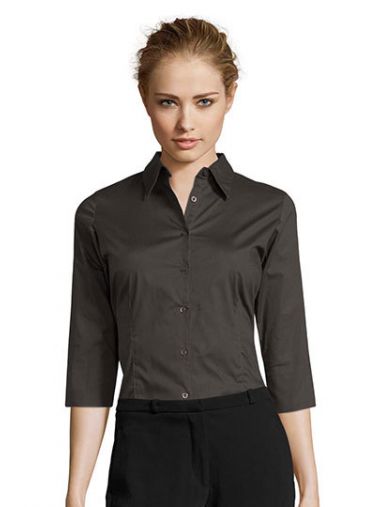 Women´s Stretch-3/4-Sleeve Blouse Effect