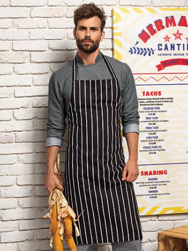 Striped Bib Apron