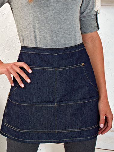 Jeans Stitch Denim Waist Apron