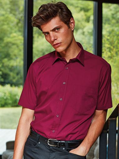 Men´s Poplin Short Sleeve Shirt