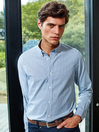 Men´s Cotton Rich Oxford Stripes Shirt