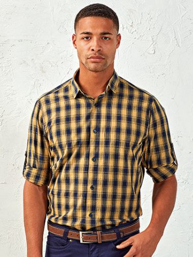 Men´s Mulligan Check Cotton Long Sleeve Shirt