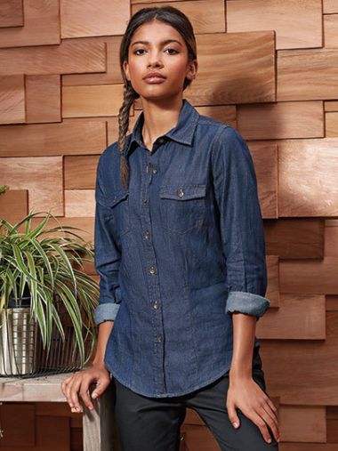 Women´s Jeans Stitch Denim Shirt