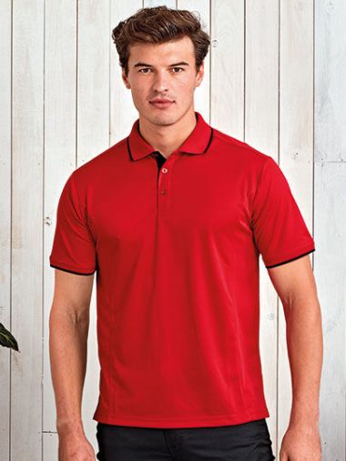 Men´s Contrast Coolchecker® Polo