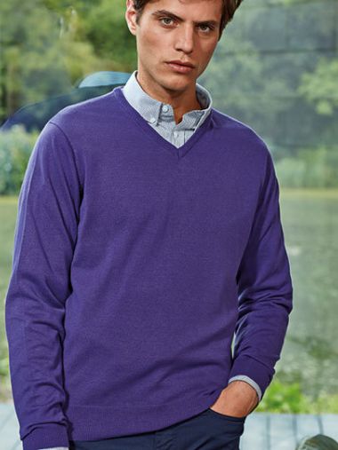 Men´s V-Neck Knitted Sweater