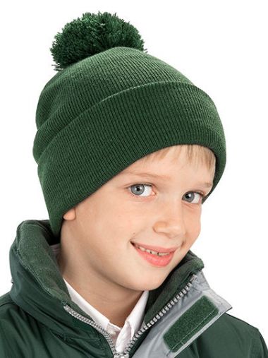 Junior Pom Pom Beanie