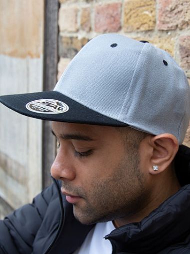 Bronx Original Flat Peak Snapback Dual Colour Cap