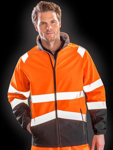 Printable Safety Softshell Jacket