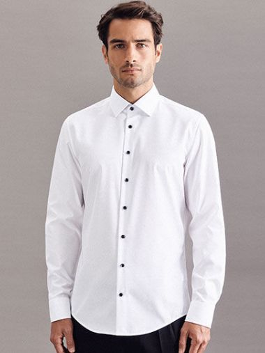 Men´s Shirt Poplin Shaped Fit Long Sleeve