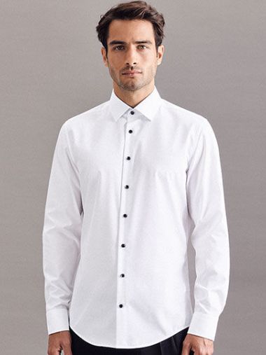 Men´s Shirt Poplin Slim Fit Long Sleeve