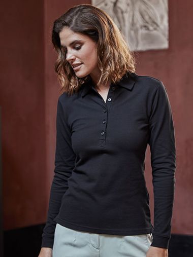 Women´s Luxury Stretch Long Sleeve Polo