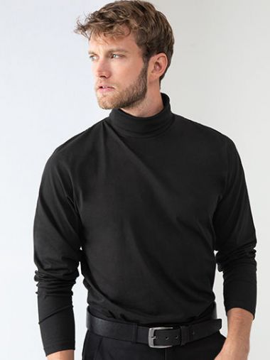 Roll-Neck Long-Sleeve Top