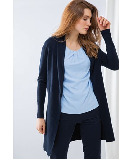 Ladies´ Longline Open Cardigan