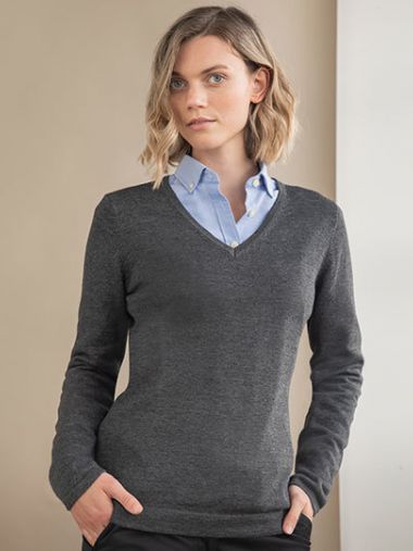 Ladies´ Lightweight V-Neck Jumper