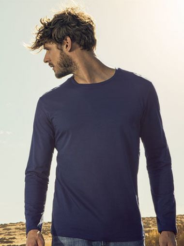 Men´s Roundneck T-Shirt Long Sleeve