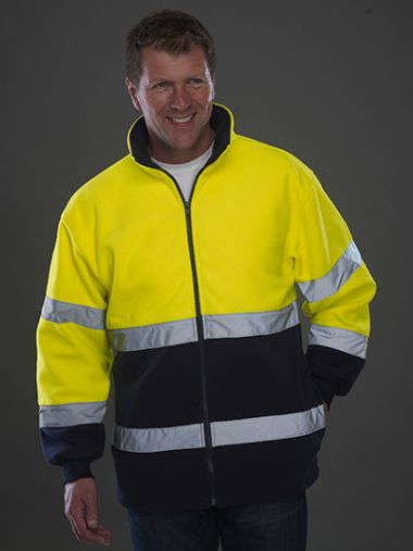 Hi-Vis 2 Bands 2-Tone Fleece Jacket