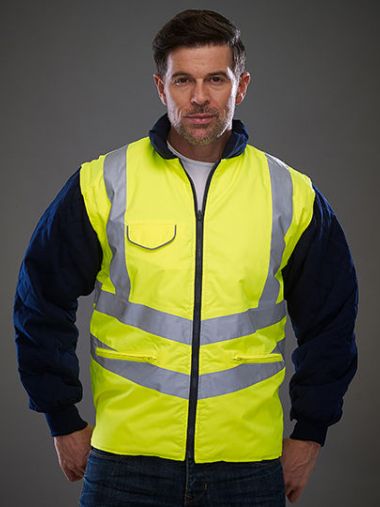 Hi-Vis Chevron Quilted Jacket