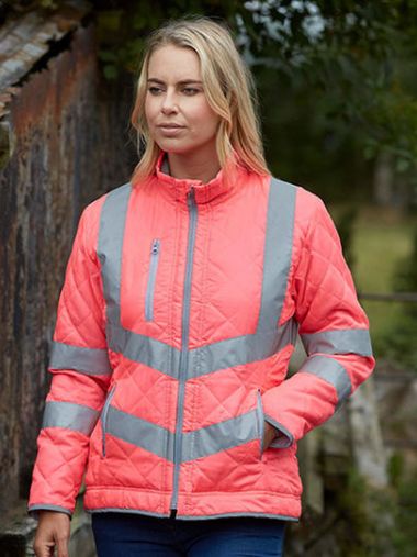 Hi-Vis Kensington Jacket With Fleece Lining