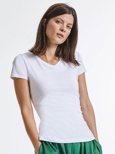 Ladies´ Pure Organic V-Neck Tee