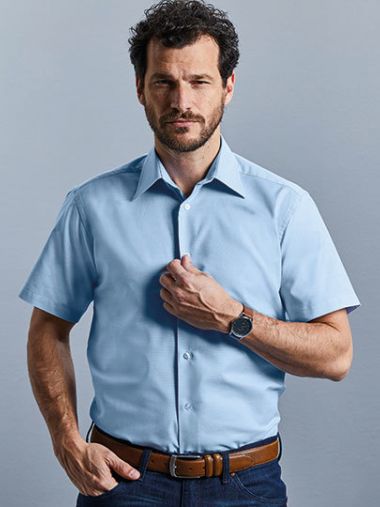 Men´s Short Sleeve Tailored Oxford Shirt