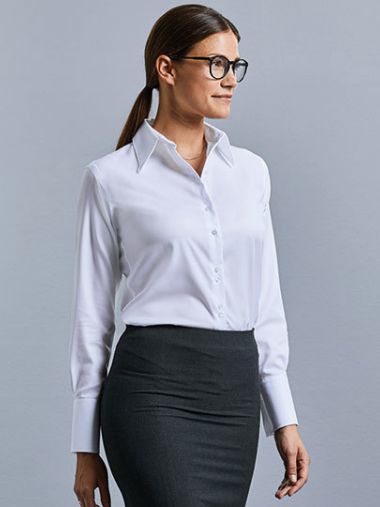 Ladies´ Long Sleeve Tailored Ultimate Non-Iron Shirt